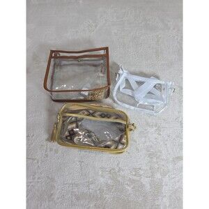 3/Lot Stadium Concert Event Transparent Stadium Chain Strap Crossbody Women Bags